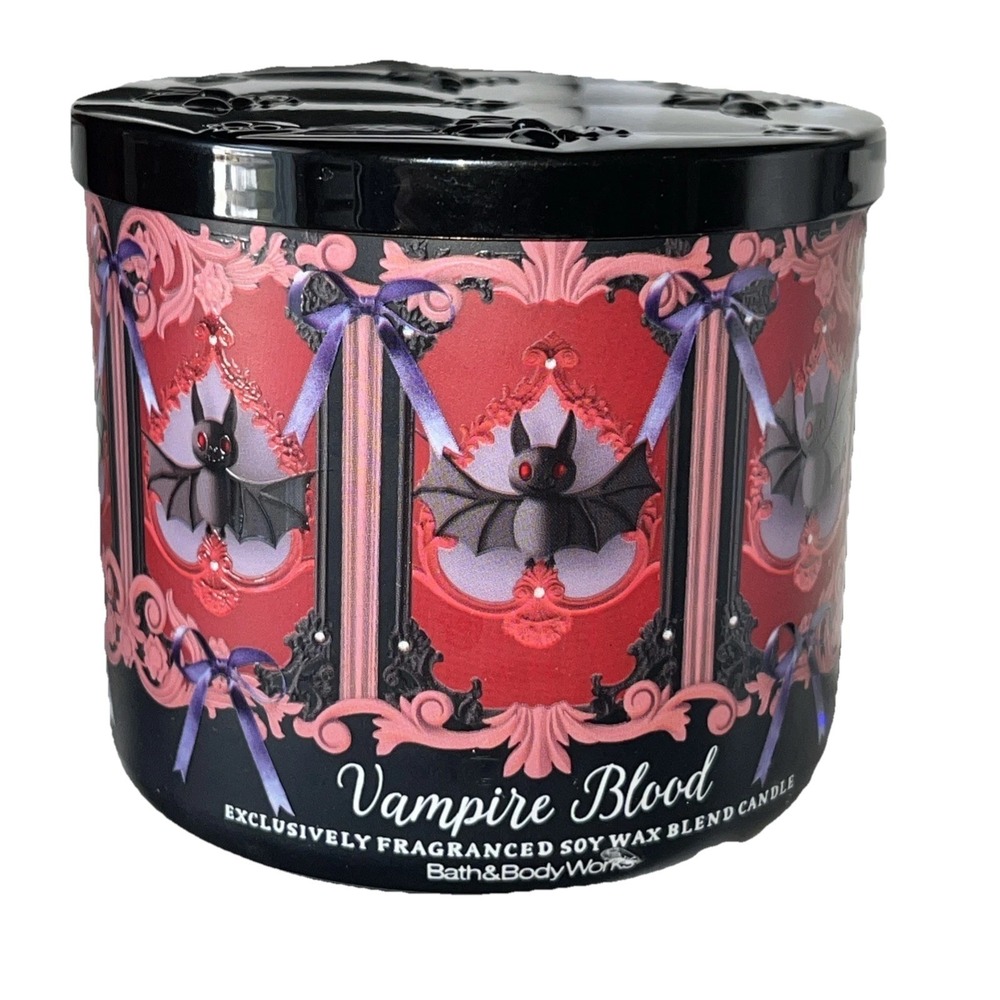 ALL NEW Vampire Blood 3-Wick Candle‎ 25-45 burn hours 14 oz Bath & Body Works